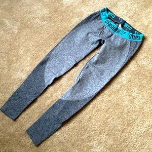 Gymshark flex grey mark low rise leggings